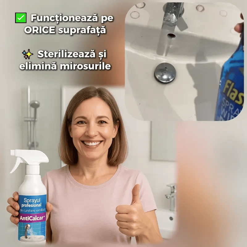 Sprayul profesional de curățare sanitară - AntiCalcar™